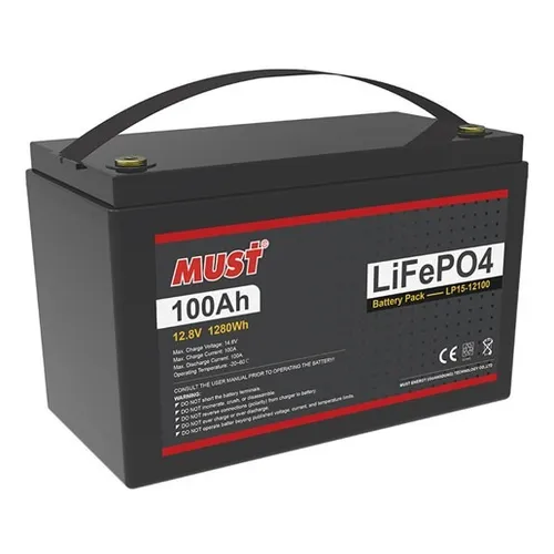 BATERIA LITIO 12V 100AH MUST SOPORTE BMS